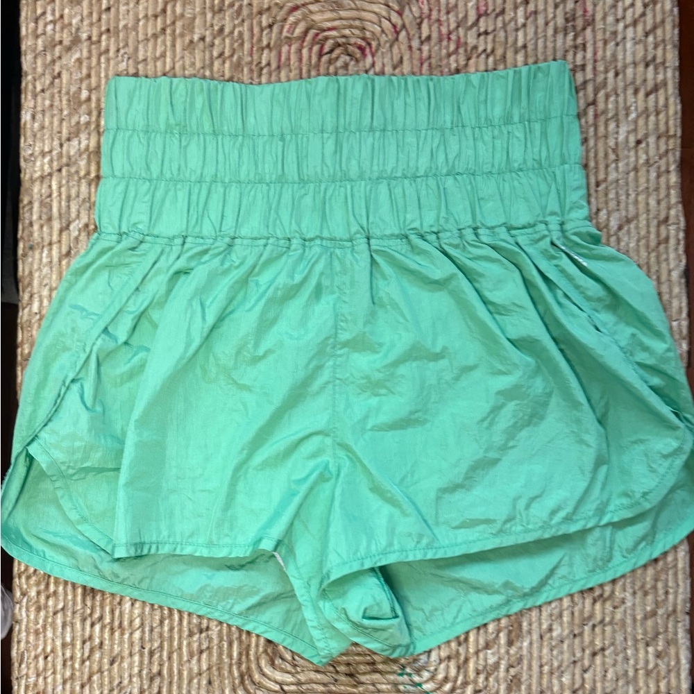 Free People Movement M Green Women's Shorts